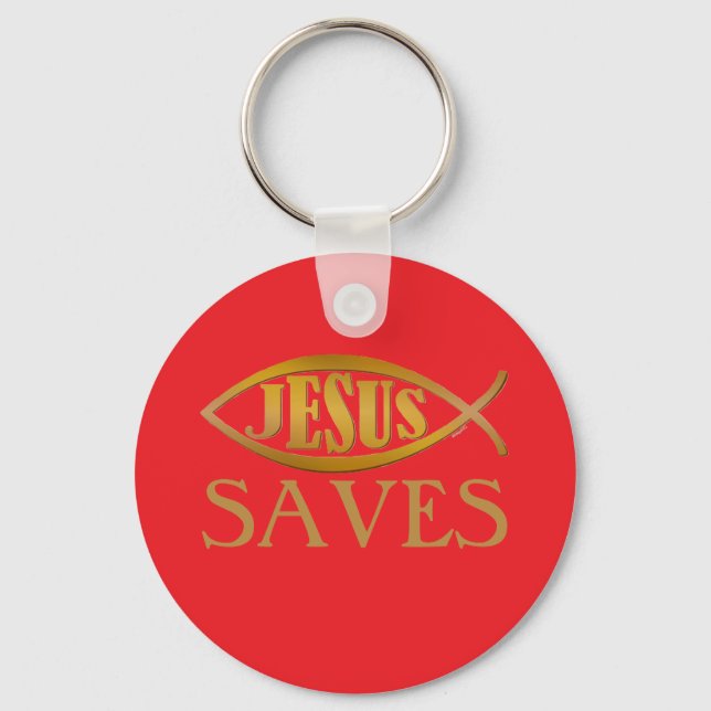 Chaveiro Coleção Presentes de Fé:Jesus Salva (Frente)