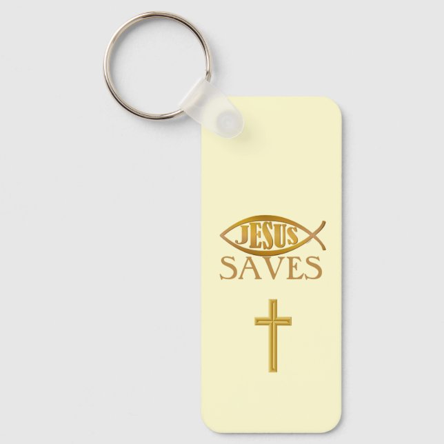 Chaveiro Coleção Presentes de Fé: Jesus Salva  (Frente)