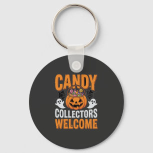Chaveiro Colecionadores de Doces Bem-vindo Halloween Abóbor