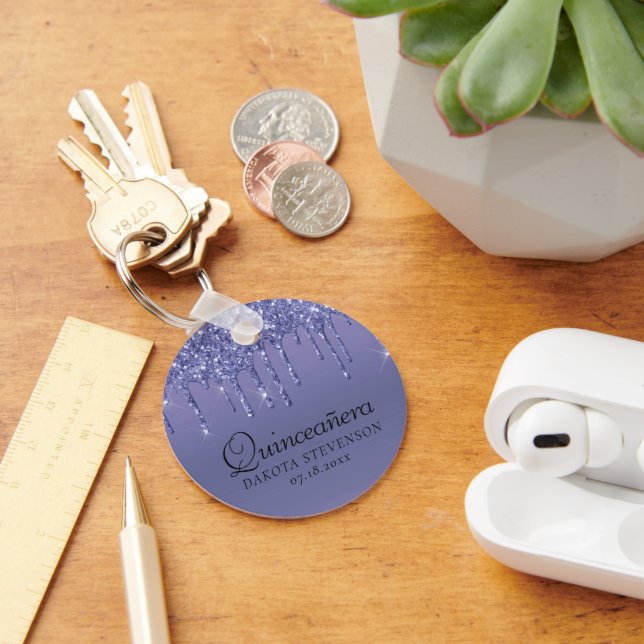 Chaveiro Coletor Roxo | Quinceanera Lavanda (Mesa)