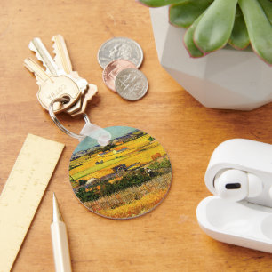 Chaveiro Colheita em La Crau, Montmajour, por Vincent van G