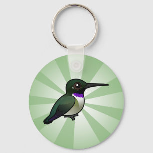Chaveiro Colibri Preto-chinned