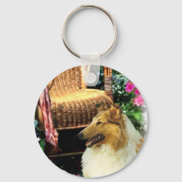 Chaveiro Collie Art Gifts Rough Sable