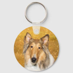 Chaveiro Collie áspero