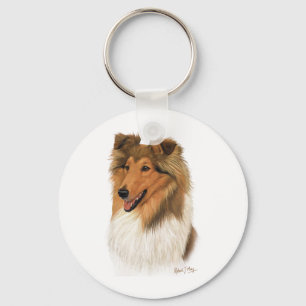 Chaveiro Collie áspero