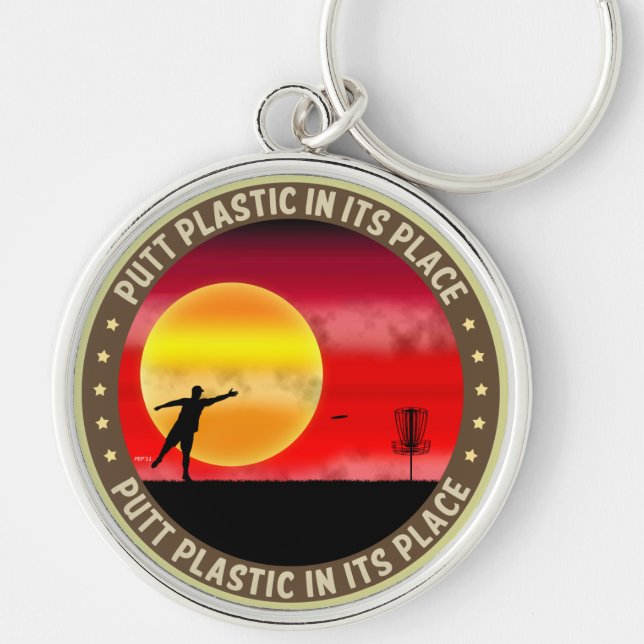 Chaveiro Colocar Plástico No Seu Lugar (Frente)