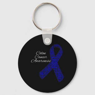 Chaveiro Colon Cancer Camisas Colon Cancer Sensibilização F