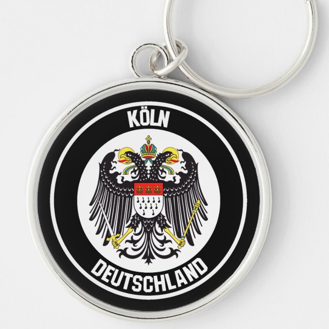 Chaveiro Colônia Round Emblem (Frente)