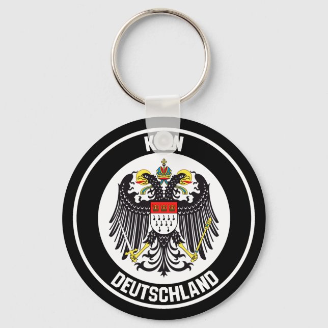 Chaveiro Colônia Round Emblem (Frente)