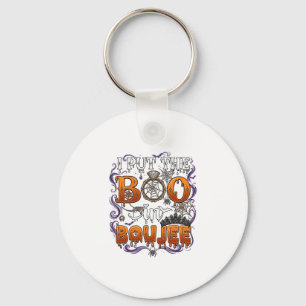 Chaveiro Coloque Boo Boujee Dia das Bruxas Anel de Diamante