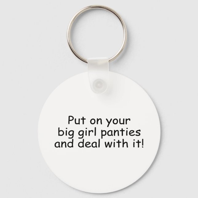 Chaveiro Coloque Suas Calcinhas E Lida Com Isso (Frente)