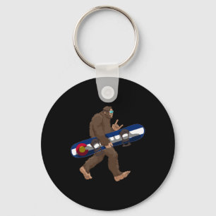 Chaveiro Colorado Flag Snowboard Bigfoot Para Snowboarder