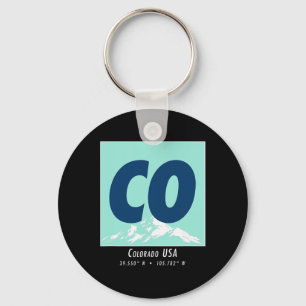 Chaveiro Colorado Hiking And Skiing Co Montanha Vintage Spo