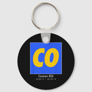 Chaveiro Colorado Hiking And Skiing Co Montanha Vintage Spo