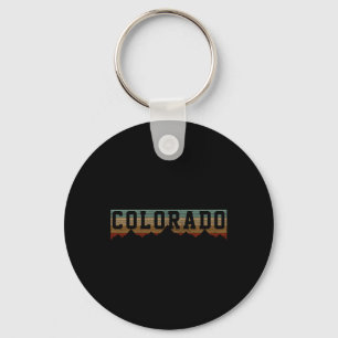 Chaveiro Colorado Vintage Montanhas Rochosas Natureza Ao Ar
