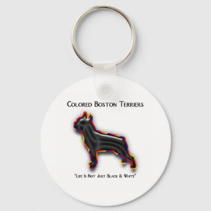 Chaveiro Colored Boston Terrier