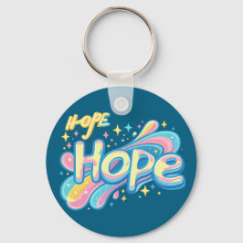 Chaveiro Colorful Hope Graffiti - Y2K Sparkle Aesthetic