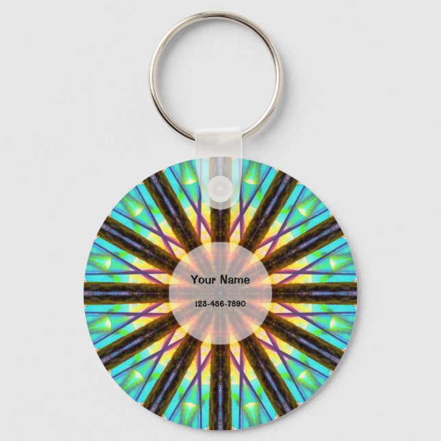 Chaveiro Colorir Mandala (Frente)