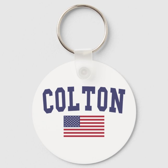 Chaveiro Colton EUA Flag (Frente)