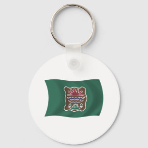 Chaveiro com a Bandeira da Tribo Abenaki