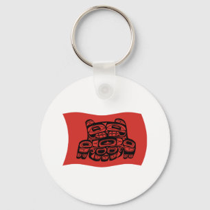 Chaveiro com a Bandeira da Tribo Skagit