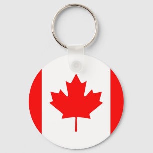 Chaveiro com a bandeira de Canadá