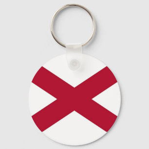 Chaveiro com a bandeira do estado de Alabama