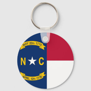 Chaveiro com a bandeira do estado de North