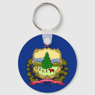 Chaveiro com a bandeira do estado de Vermont