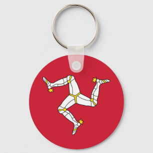 Chaveiro com a Ilha de Man Flag, Reino Unido