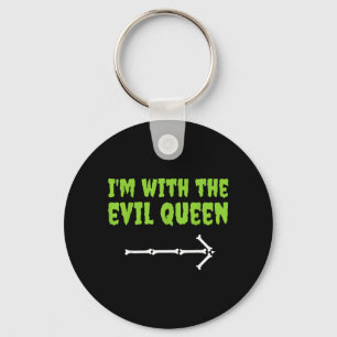 Chaveiro Com a Rainha Má do Casal Engraçado de Halloween