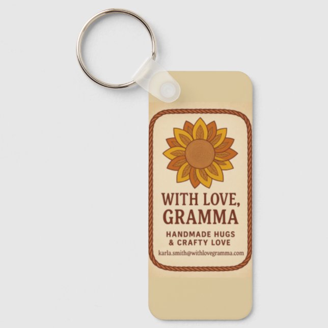 Chaveiro Com Amor, Gramma Key Chain2 (Frente)