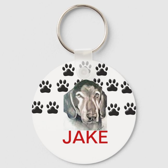 Chaveiro com arte original de Carol Zeock (Frente)