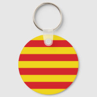 Chaveiro com bandeira da Catalunha