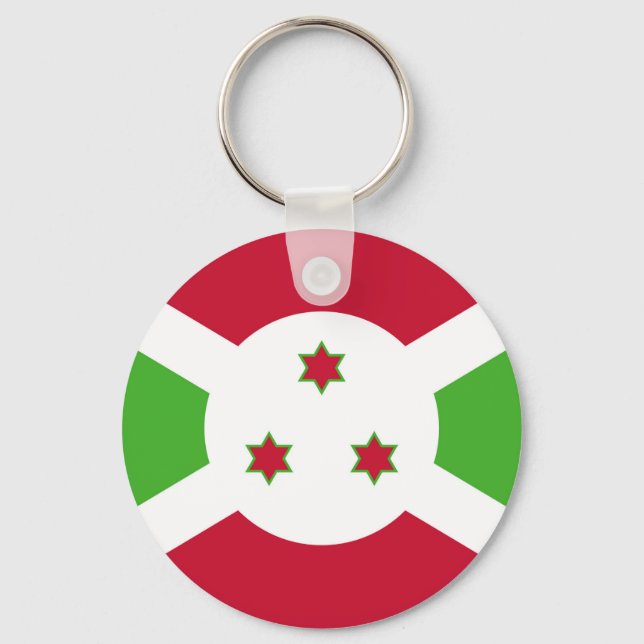 Chaveiro com bandeira do Burundi (Frente)