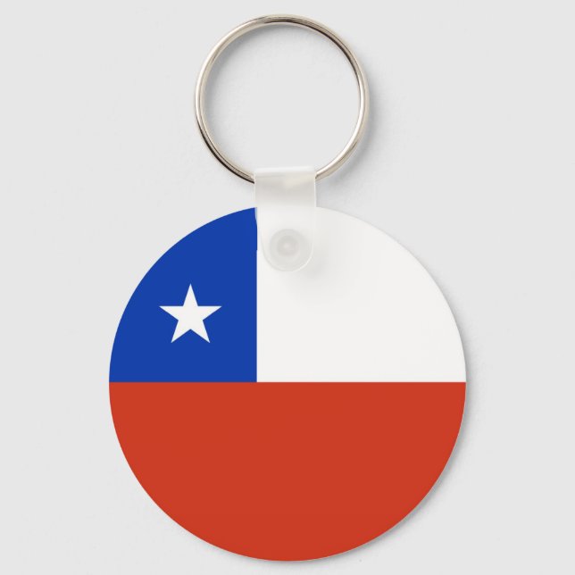 Chaveiro com bandeira do Chile (Frente)