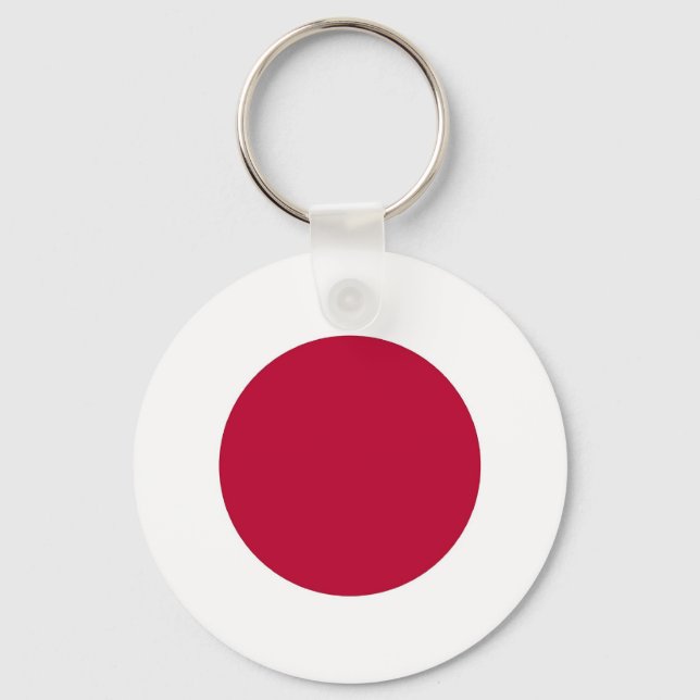 Chaveiro com bandeira do Japão (Frente)
