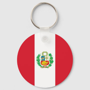 Chaveiro com bandeira do Peru