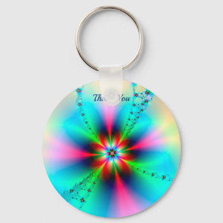 Chaveiro com Design artificial Floral