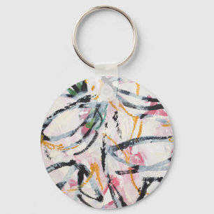 Chaveiro com Design pintado à mão