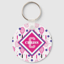 Com nome & inicial, tênis cor-de-rosa e roxo