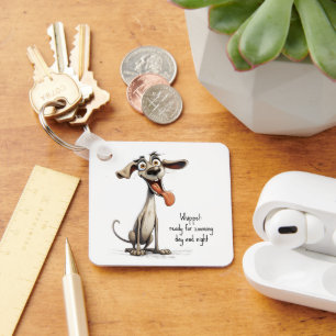 Chaveiro Com texto personalizado, 🐶 🤪 chicote louco