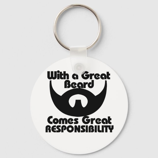 Chaveiro Com uma placa de excelente vem a responsabilidade  (Frente)