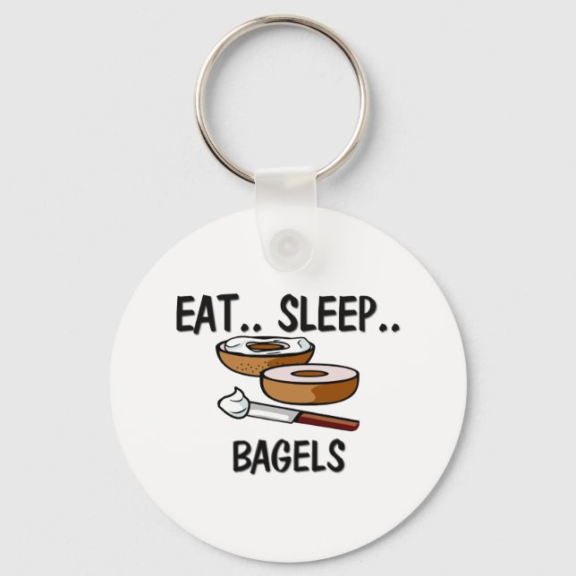 Chaveiro Coma BAGELS De Sono (Frente)