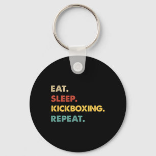 Chaveiro Coma Dormir Kickboxing Repetir Divertido Amante de