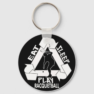 CHAVEIRO COMA, DURMA, JOGUE O RACQUETBALL