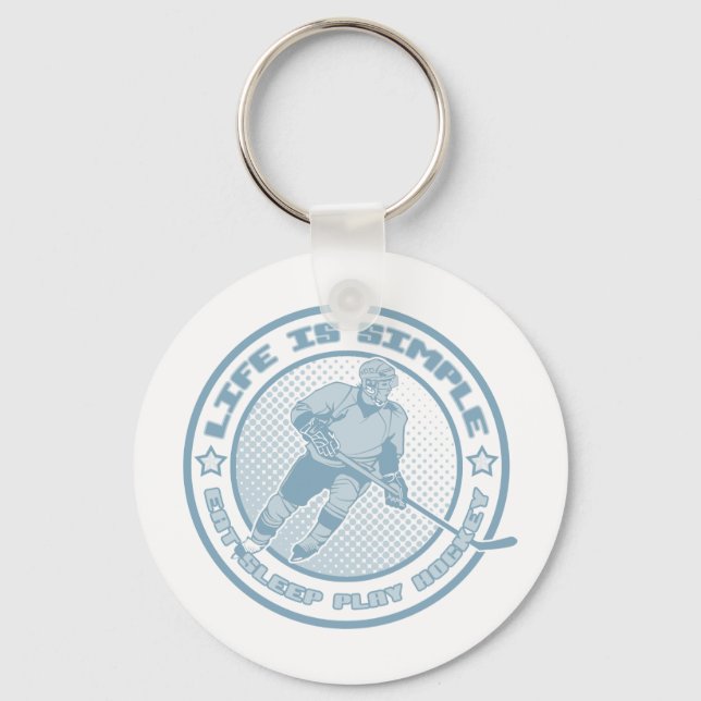 Chaveiro Coma o Hockey da Brincadeira do Sono (Frente)