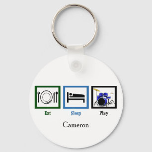 Chaveiro Coma Tambores de Reprodução de Sono