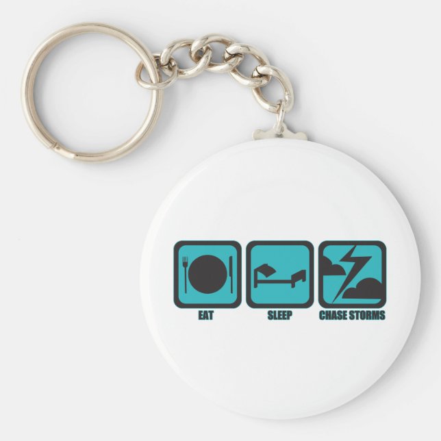 Chaveiro Coma Tempestades de Perda de Sono (Frente)