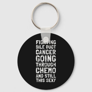 Chaveiro Combate à Bile Duct Chemo Y Quote Inspiração